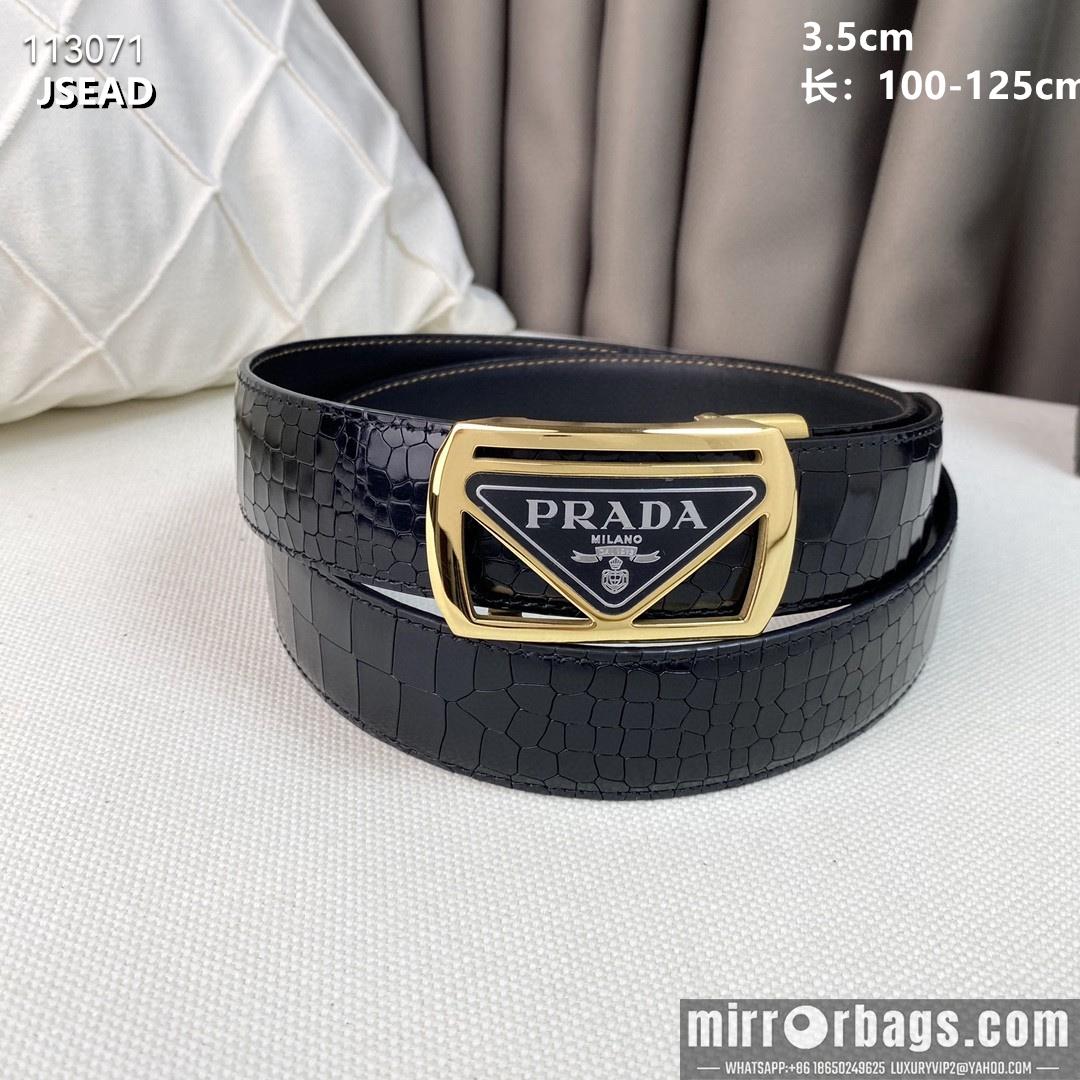 Prada belt 35mmX100-125cm 8L03