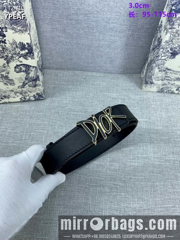 Dior belt 30mmX95-115cm 8L10