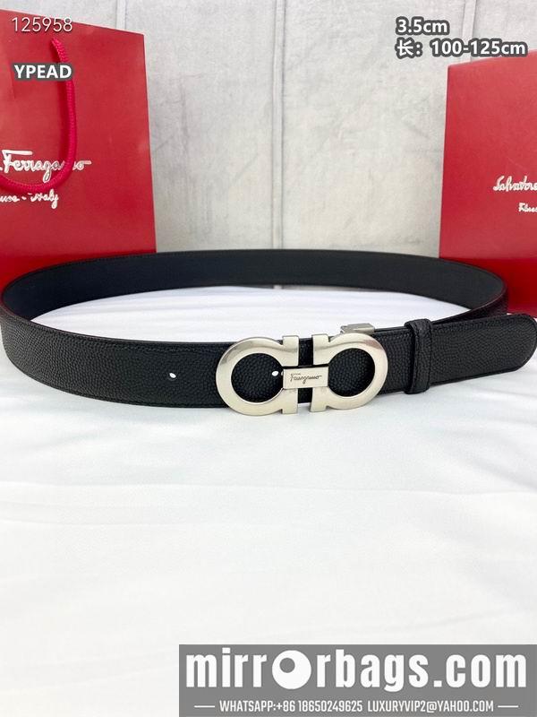 Ferragamo belt 35mmX100-125cm 8L25