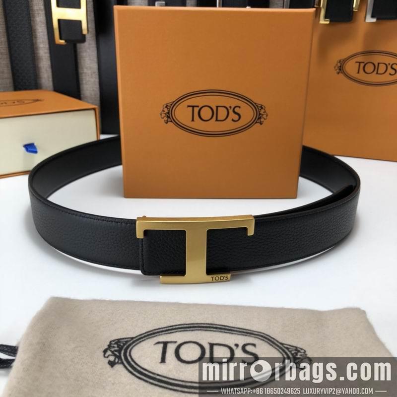 Tod's belt 34mmX95-125cm 7D03