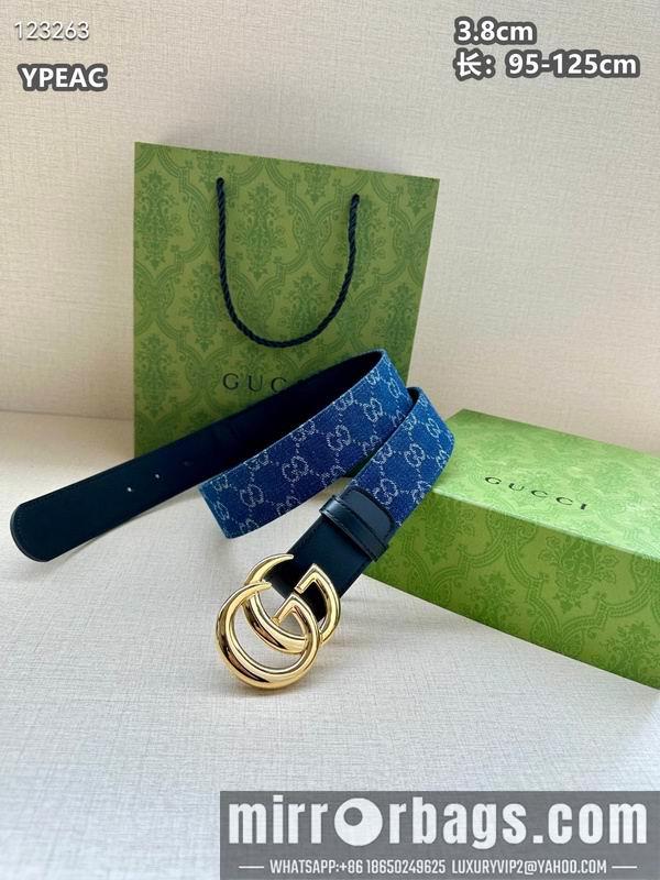 Gucci belt 38mmX95-125cm 8L11