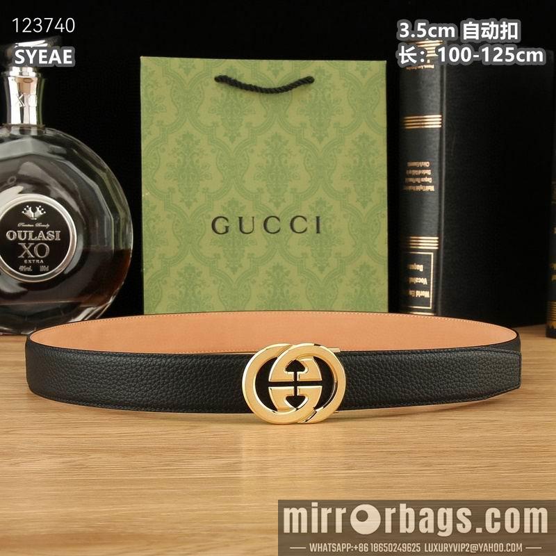 Gucci belt 35mmX100-125cm 8L58