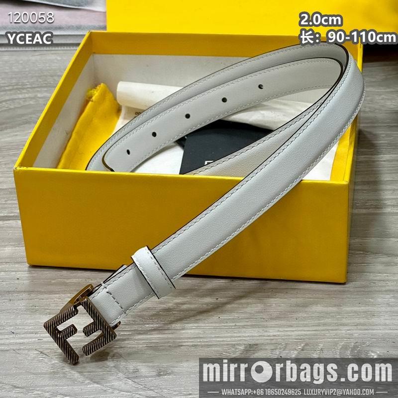 Fendi belt 20mmX90-110cm 8L12