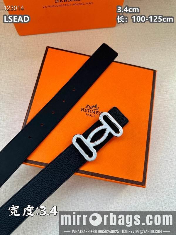Hermes belt 34mmX100-125cm 8L07