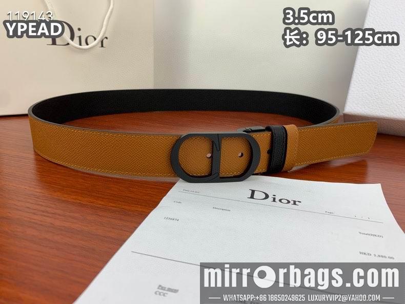 Dior belt 35mmX95-125cm 8L14