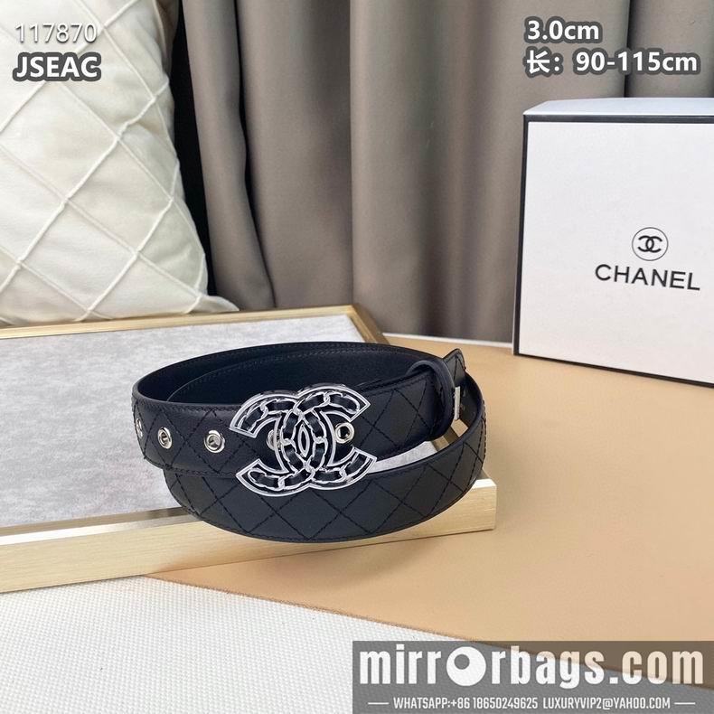 Chanel belt 30mmX90-115cm 8L08