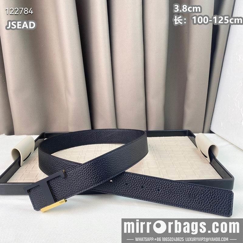 Tod's belt 38mmX100-125cm 8L01