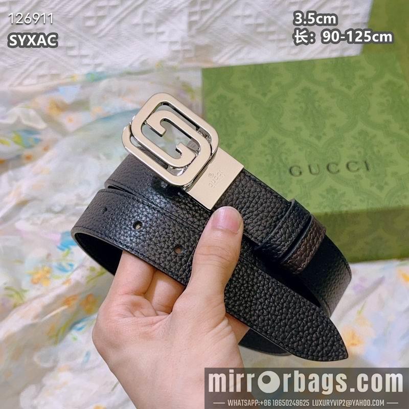 Gucci belt 35mmX90-125cm 8L70