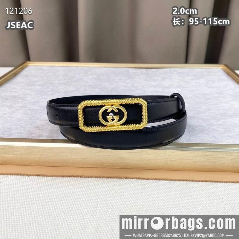 Gucci belt 20mmX95-115cm 8L15