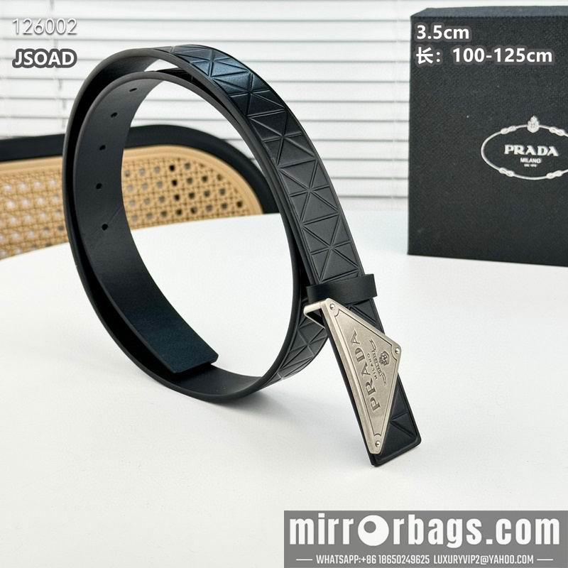 Prada belt 35mmX100-125cm 8L36