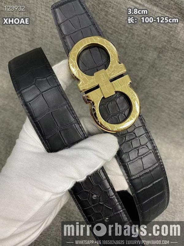 Ferragamo belt 38mmX100-125cm 8L18