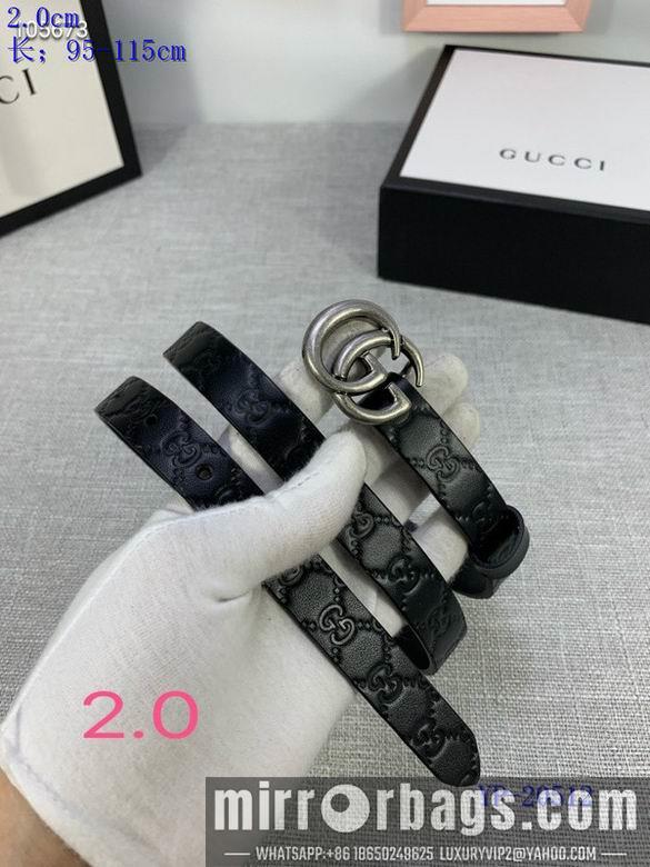 Gucci belt 20mm 95-115cm 8L02
