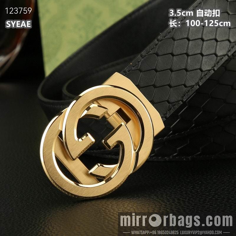 Gucci belt 35mmX100-125cm 8L54