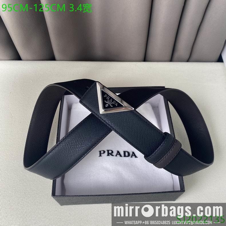 Prada Belt 34mmX95-125cm 7D02