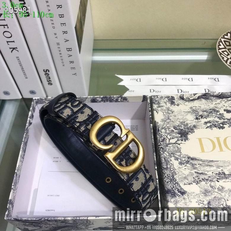 Dior Belt 30mm 95-110cm 8L03