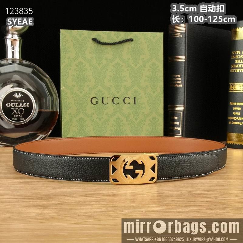 Gucci belt 35mmX100-125cm 8L42