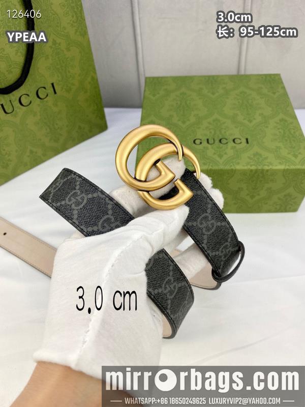 Gucci belt 30mmX95-125cm 8L20