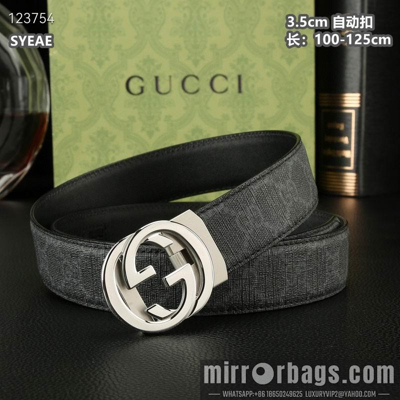 Gucci belt 35mmX100-125cm 8L56