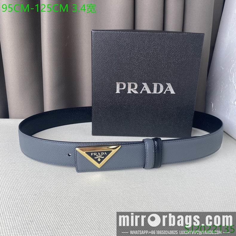 Prada Belt 34mmX95-125cm 7D02