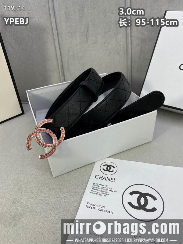 Chanel belt 30mmX95-115cm 8L040805