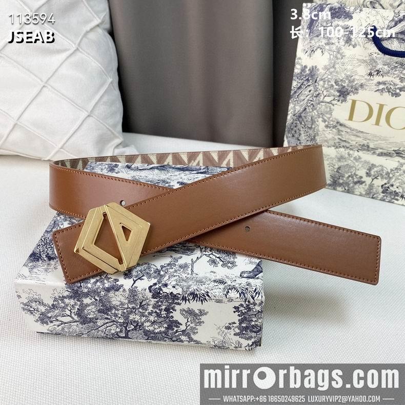 Dior belt 38mmX100-125cm 8L02