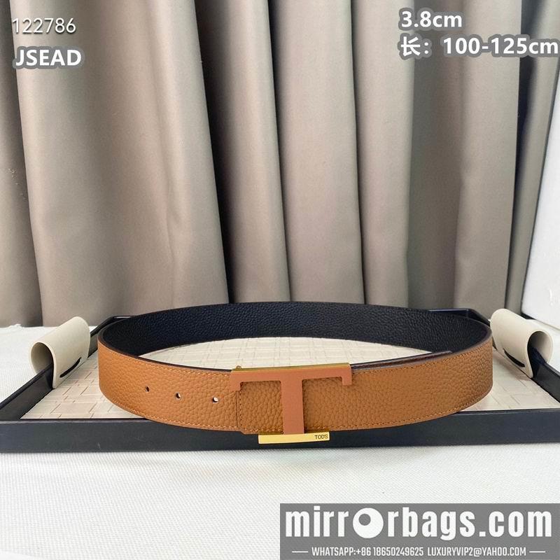 Tod's belt 38mmX100-125cm 8L01