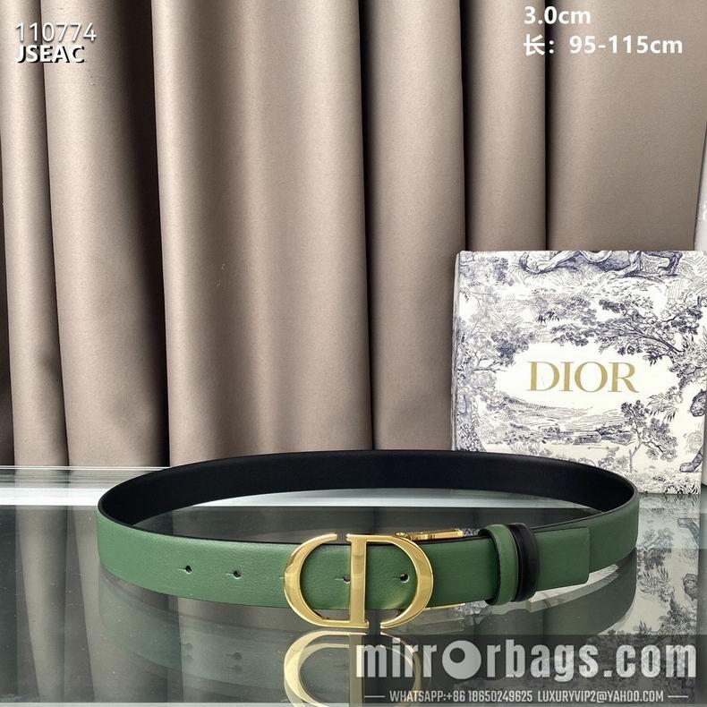 Dior Belt 30mmX95-115cm 8L08