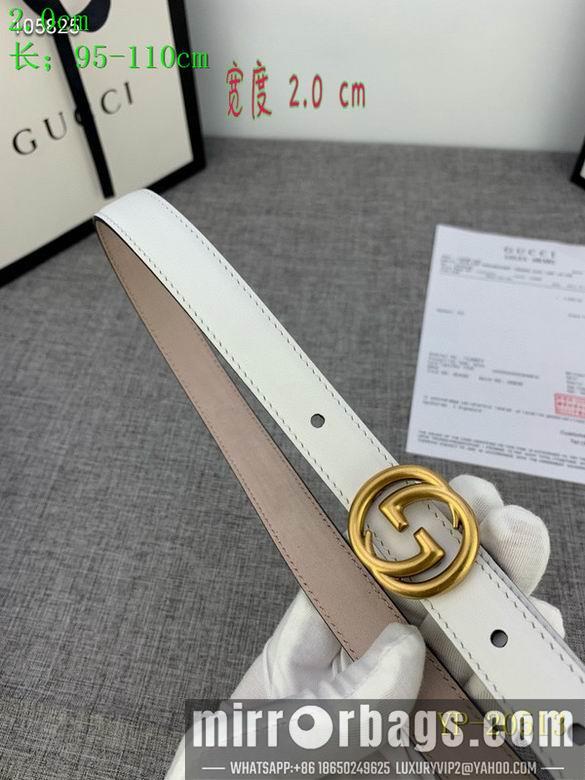 Gucci belt 20mm 95-110cm 8L01