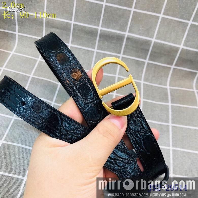 Dior Belt 20mmX95-110cm 7d10