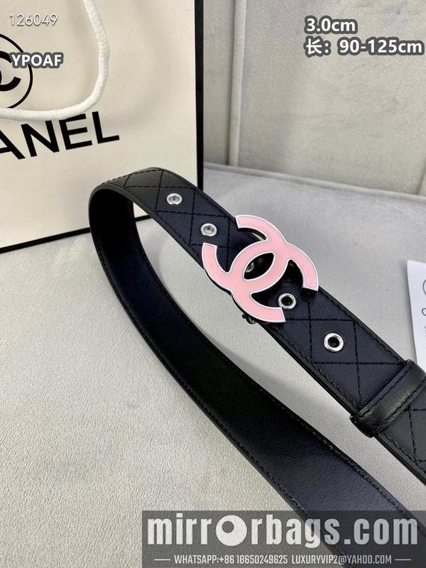 Chanel belt 30mmX90-125cm 8L12