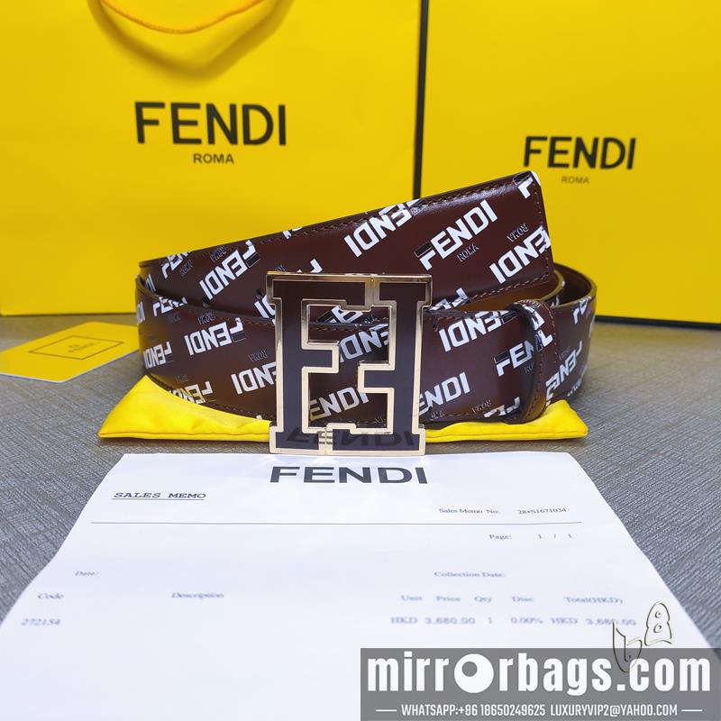 Fendi belt 38mmX80-125cm lb01