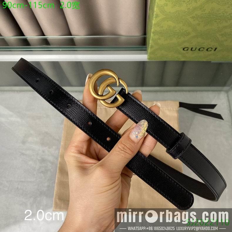 Gucci Belt 20mmX90-115cm 7D02