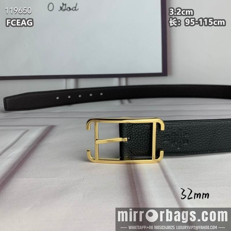 Hermes belt 32mmX95-115cm 8L040801