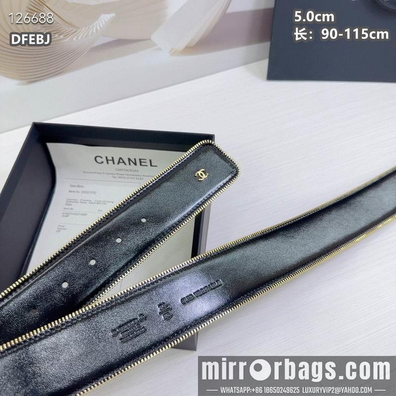 Chanel belt 50mmX90-115cm 8L01