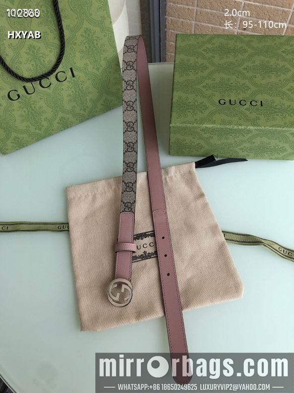 Gucci belt 20mmX95-110cm 8L04
