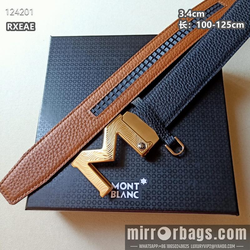 Montlanc belt 34mmX100-125cm 8L13