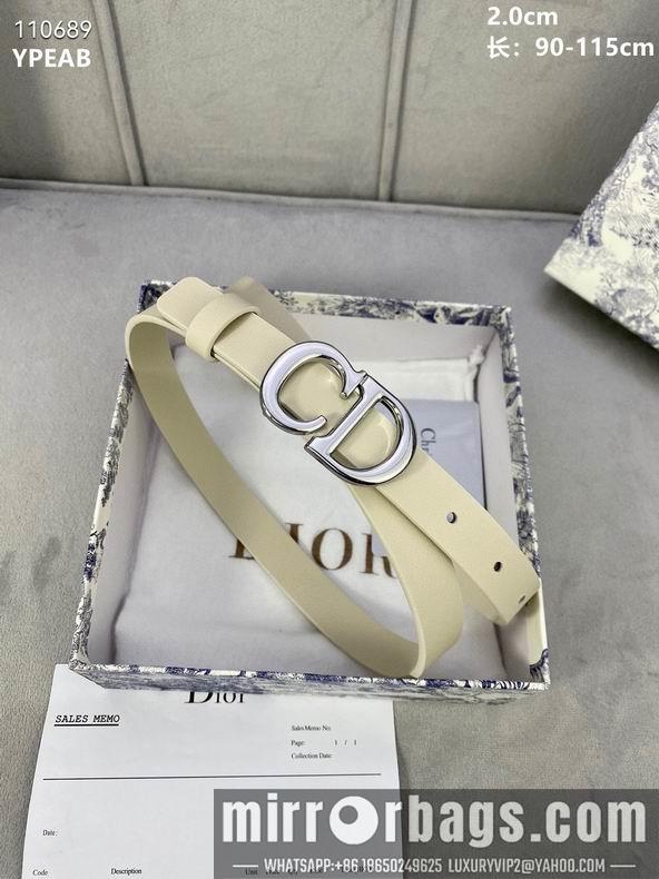 Dior Belt 20mmX90-115cm 8L04