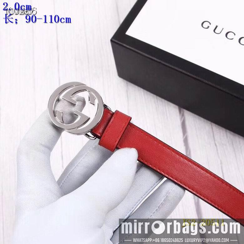 Gucci belt 20mm 90-110cm 8L01