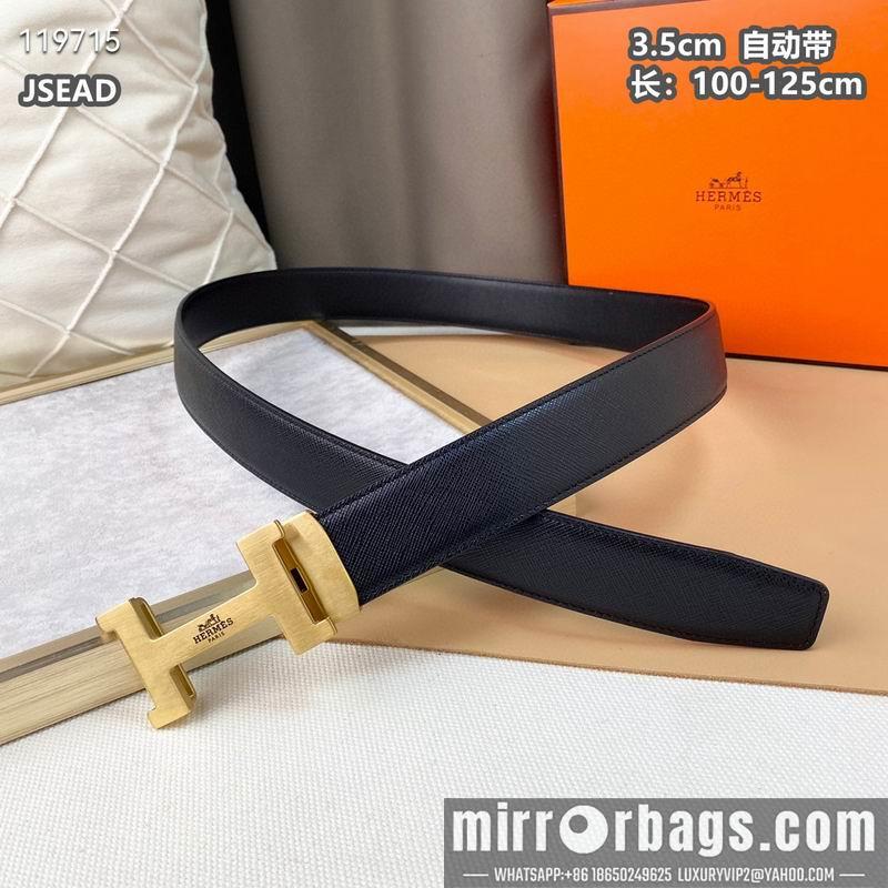 Hermes belt 自动带35mmX100-125cm 8L040802