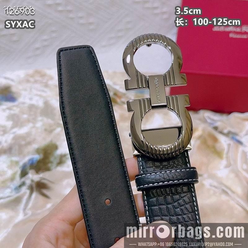 Ferragamo belt 35mmX100-125cm 8L89