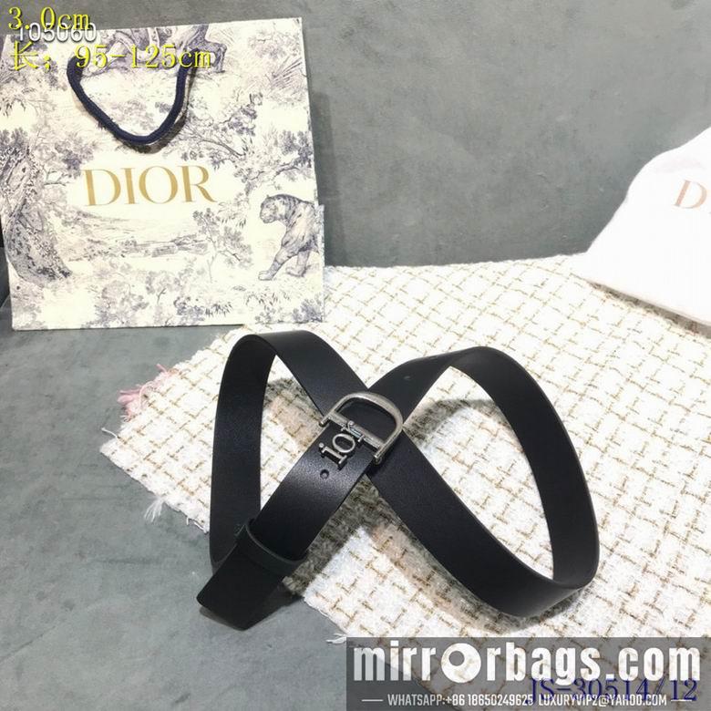Dior Belt 30mm 95-125cm 8L06
