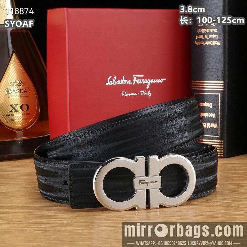Ferragamo belt 38mmX100-125cm 8L15