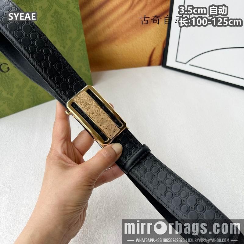 Gucci belt 35mmX100-125cm 8L97
