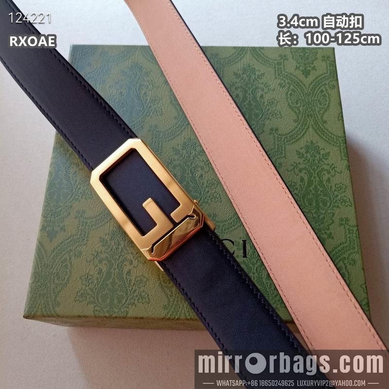 Gucci belt 34mmX100-125cm 8L23