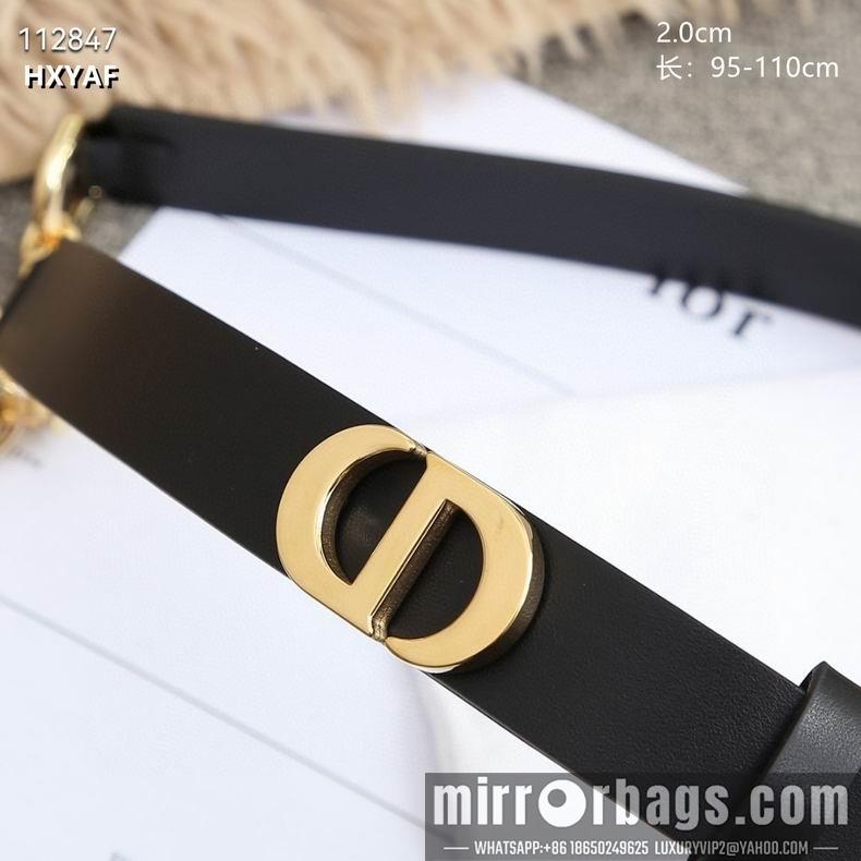 Dior Belt 20mmX95-110cm 8L07