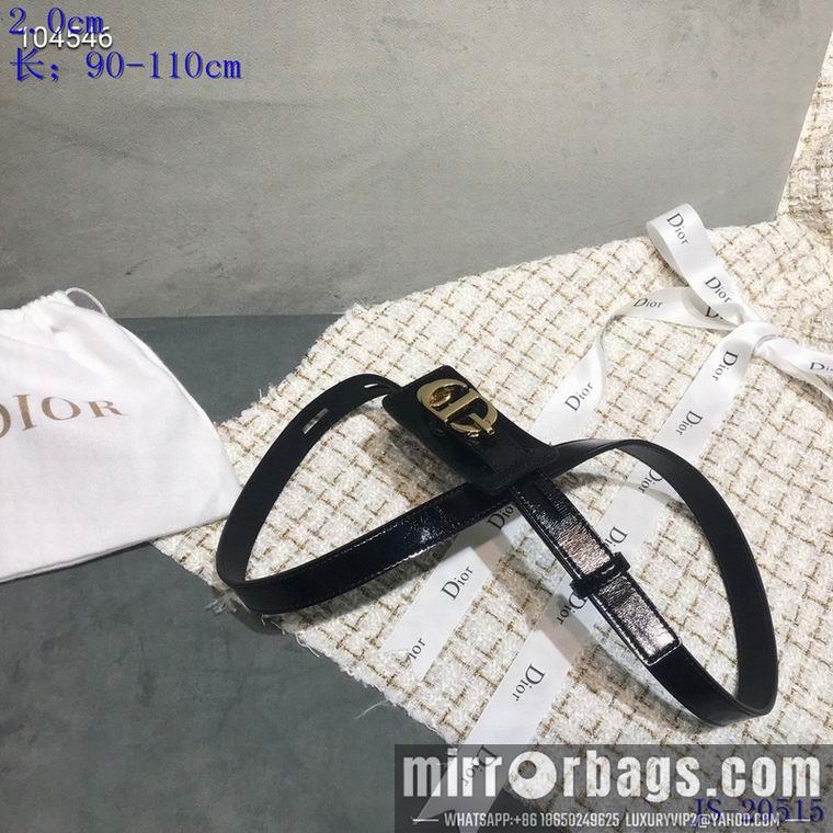 Dior Belt 20mmX90-110cm 8L12