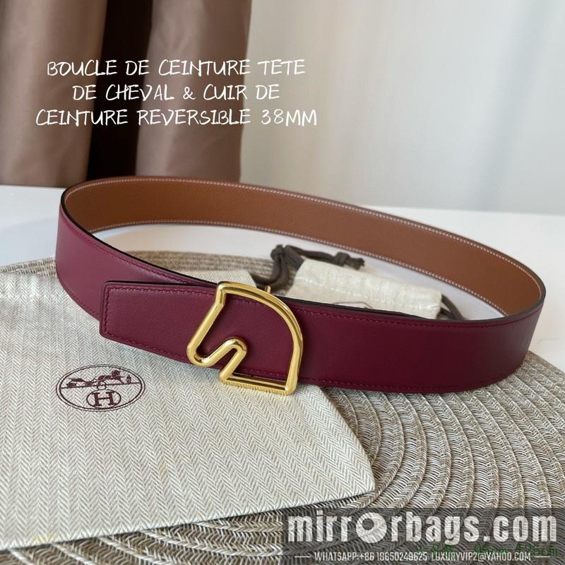 Hermes Belt 38mmX95-125cm 7D51