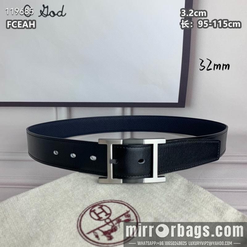 Hermes belt 32mmX95-125cm 8L040803