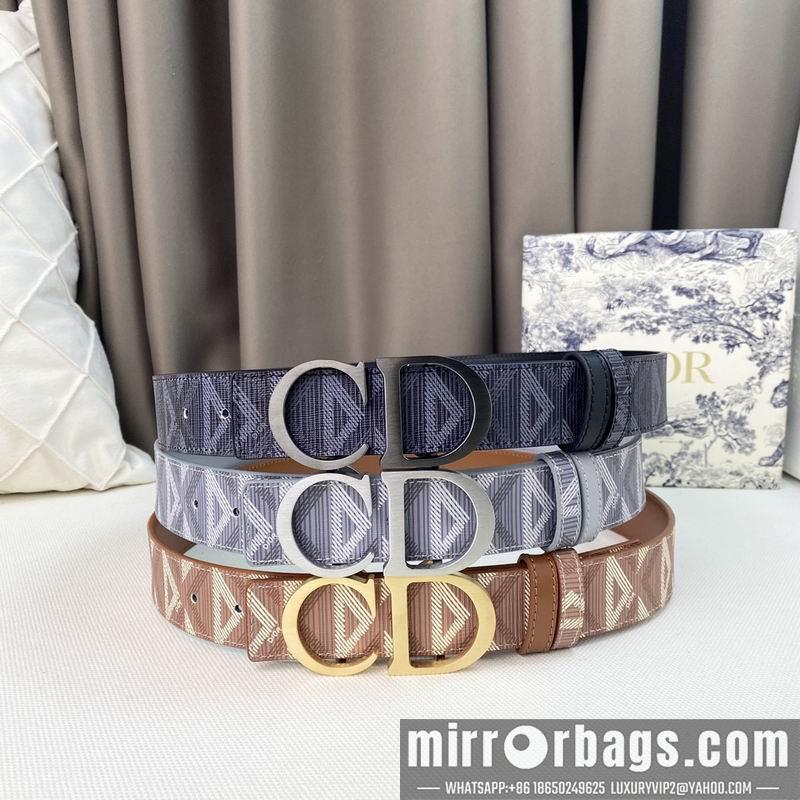 Dior belt 35mmX95-135cm 7D21
