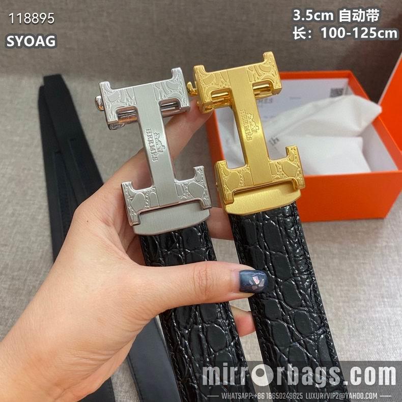 Hermes belt自动带 35mmX100-125cm 8L010802